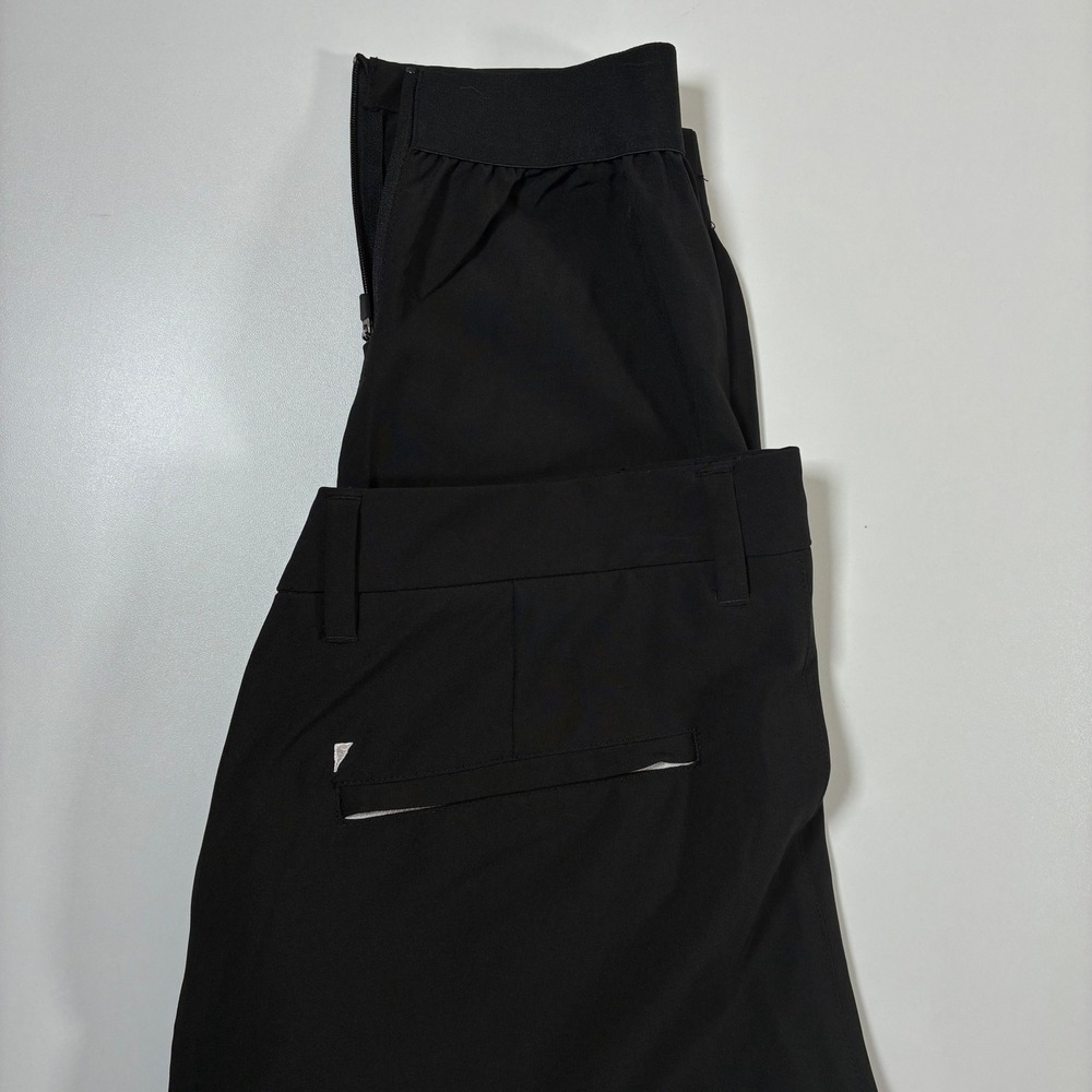 Primo Golf Joggers 32x26 Short Black Performance Ankle Zip Tapered Pants